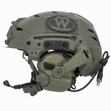Earmor Helmet headset M32H with NRR 22 soundproofing, fully adjustable - olive [M32H-FG