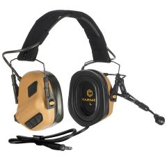 EARMOR M32 PLUS Military Tactical Hearing Protection with Comunication Coyote-M32-CB-PLUS-USA