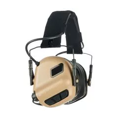EARMOR Electronic Hearing Protector M31 PLUS for Shooters and Hunters Tan-M31-TN-EU-PLUS