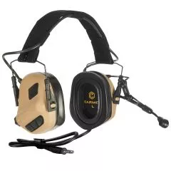 EARMOR M32 PLUS Military Tactical Hearing Protection with Communication Tan-M32-TN-PLUS-USA