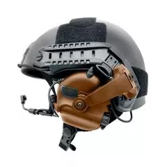 EARMOR M32X Tactical Headset with Microphone |New ARC Helmet Adapters Coyote-M32X-CB-US