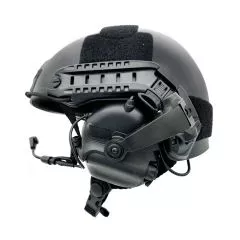 EARMOR M32X Tactical Headset with Microphone |New ARC Helmet Adapters Black-M32X-BK-US